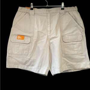 Khaki Cargo Shorts